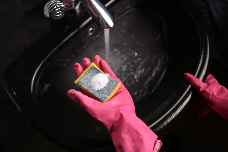 use of soap water with vanish