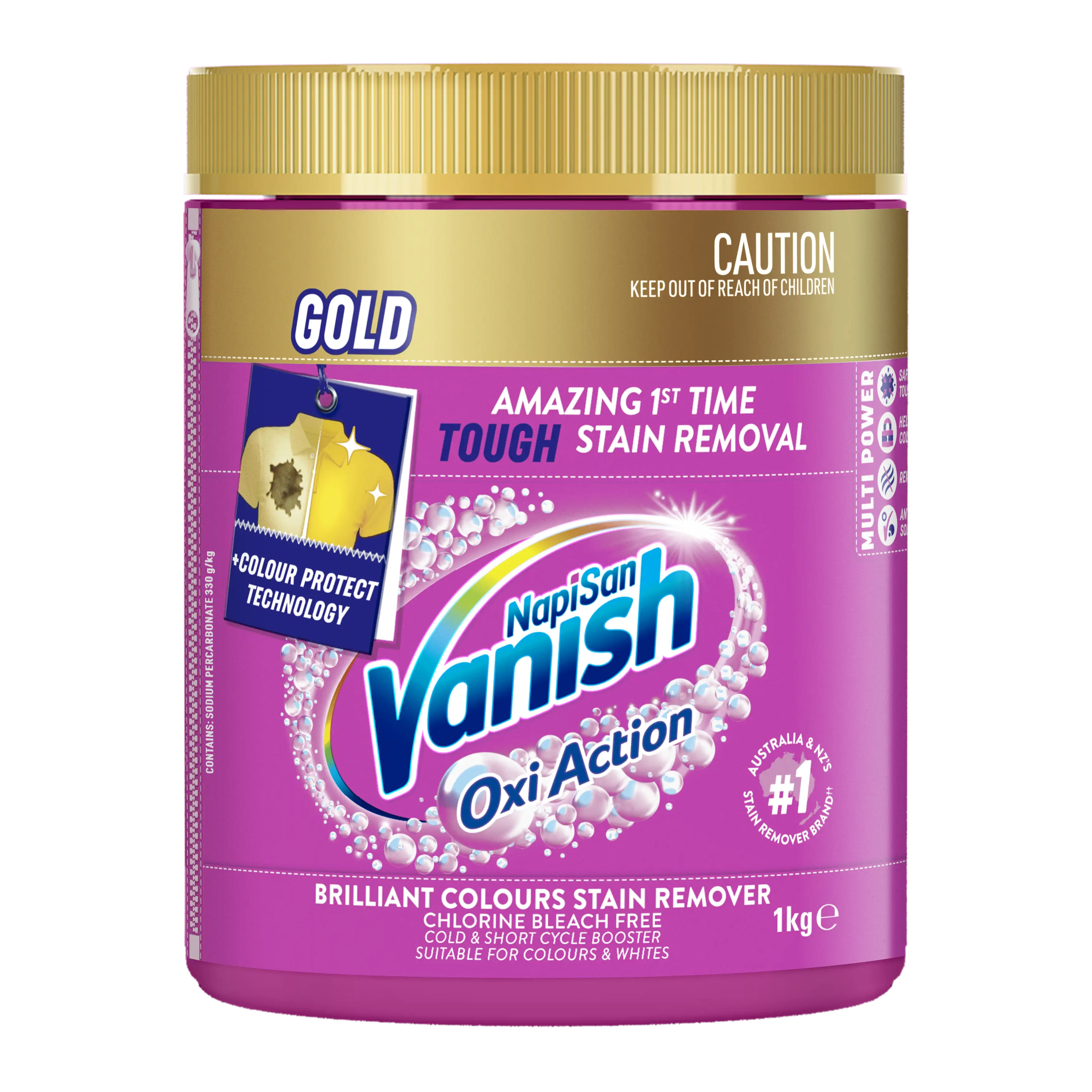 Vanish Napisan Gold Oxi Action Stain Remover Powder 1kg
