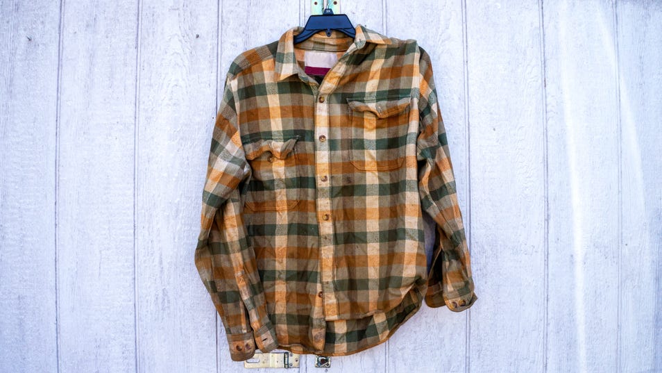 Remove stains from flannel