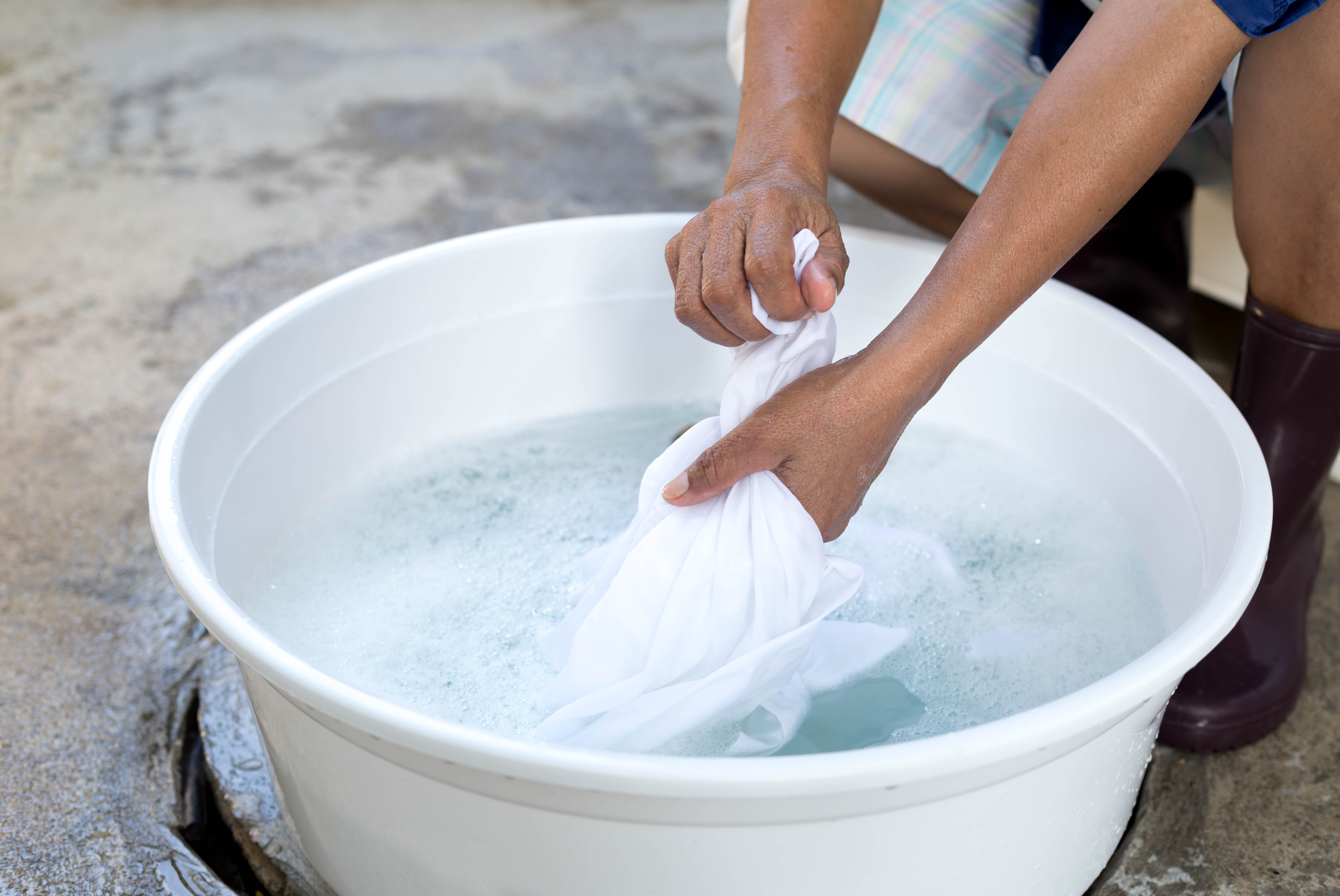 clean ice cream stains from clothes