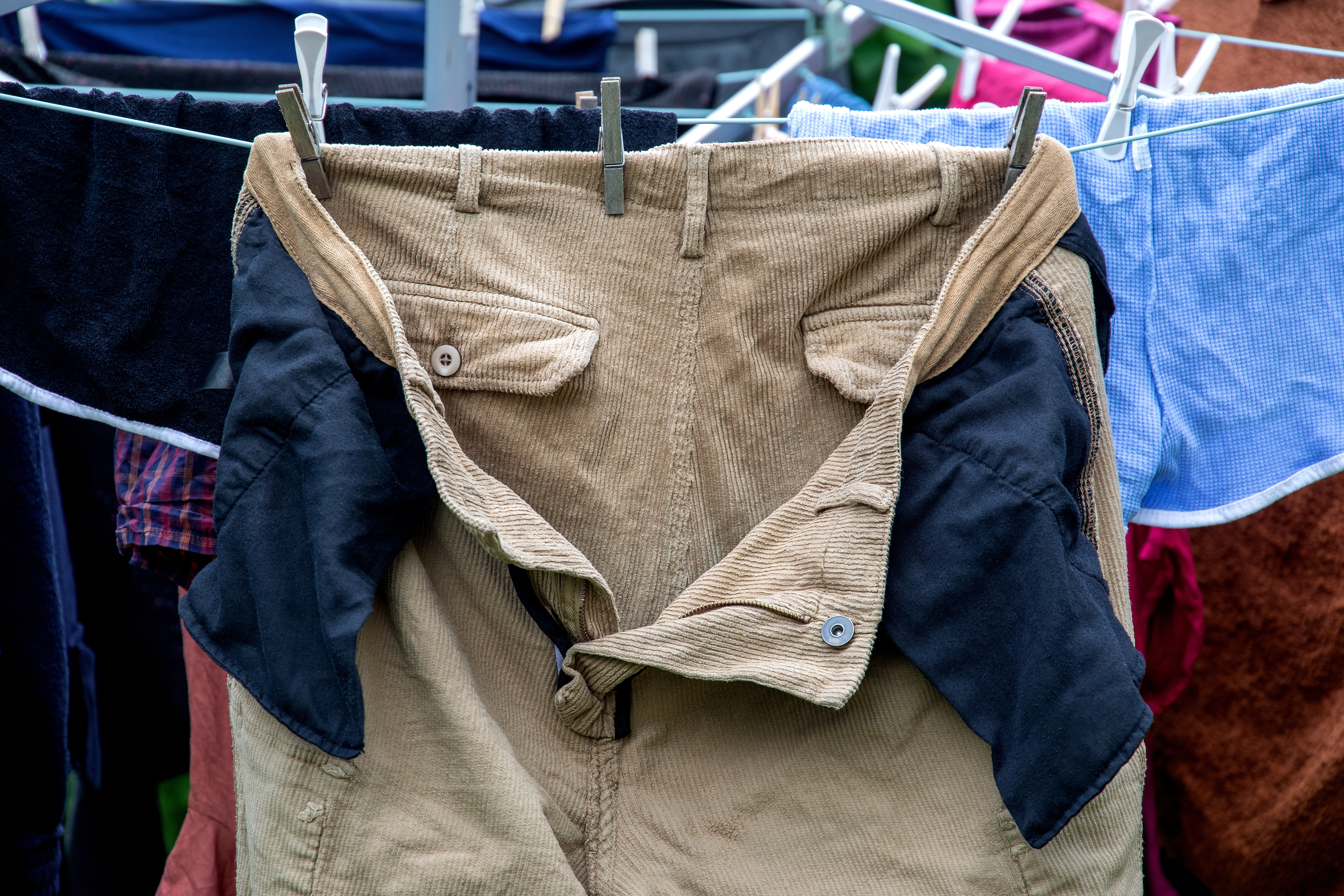 Get stains out of corduroy