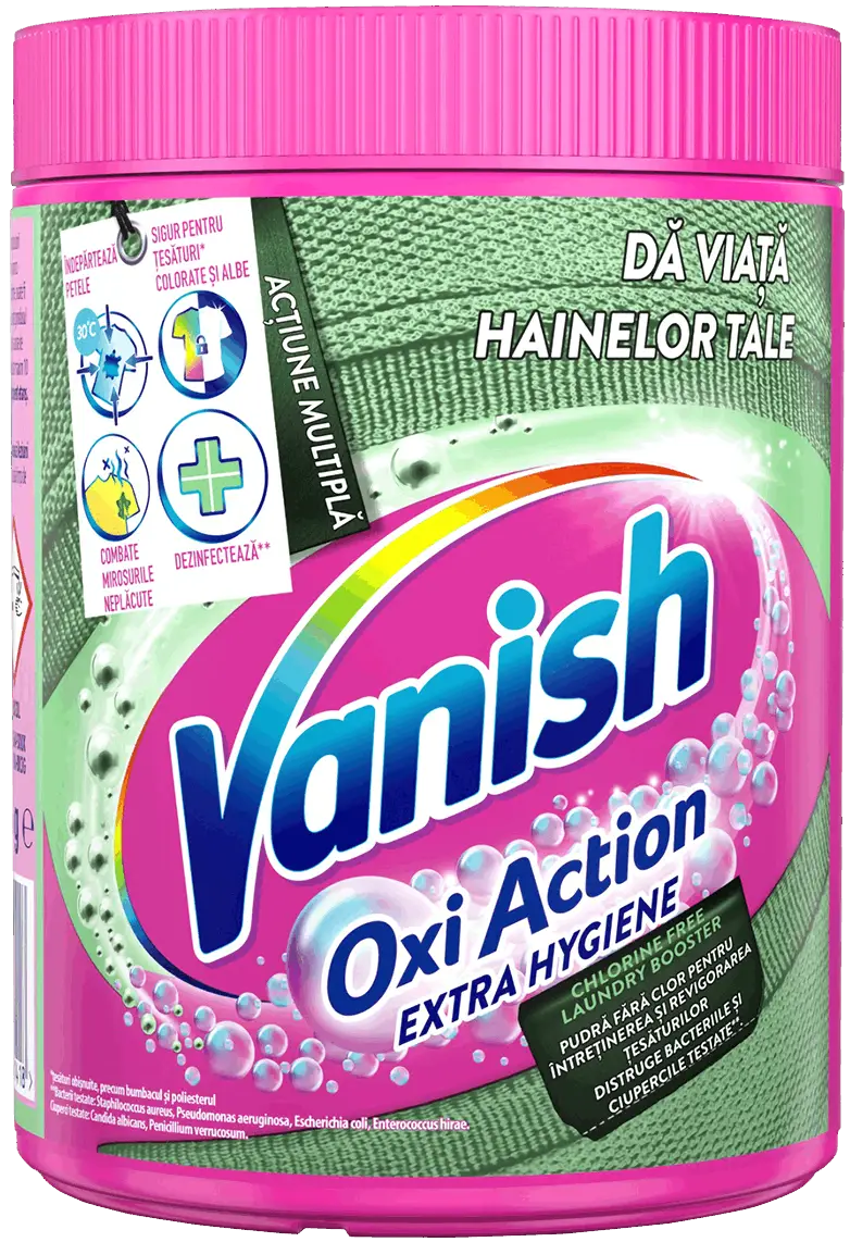 Vanish Oxi Action Extra Hygiene Pudră