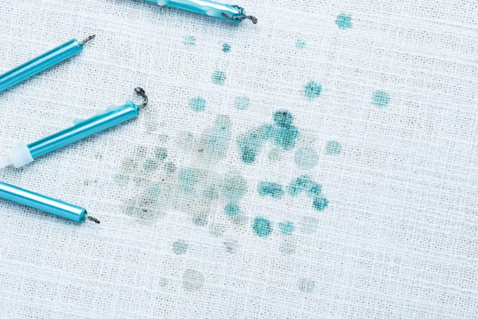 How to remove candle wax from clothes