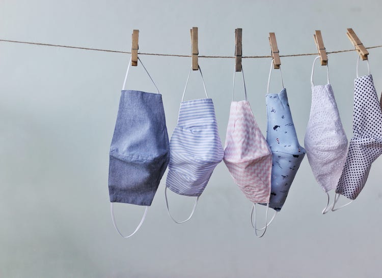 clean cloth masks at home