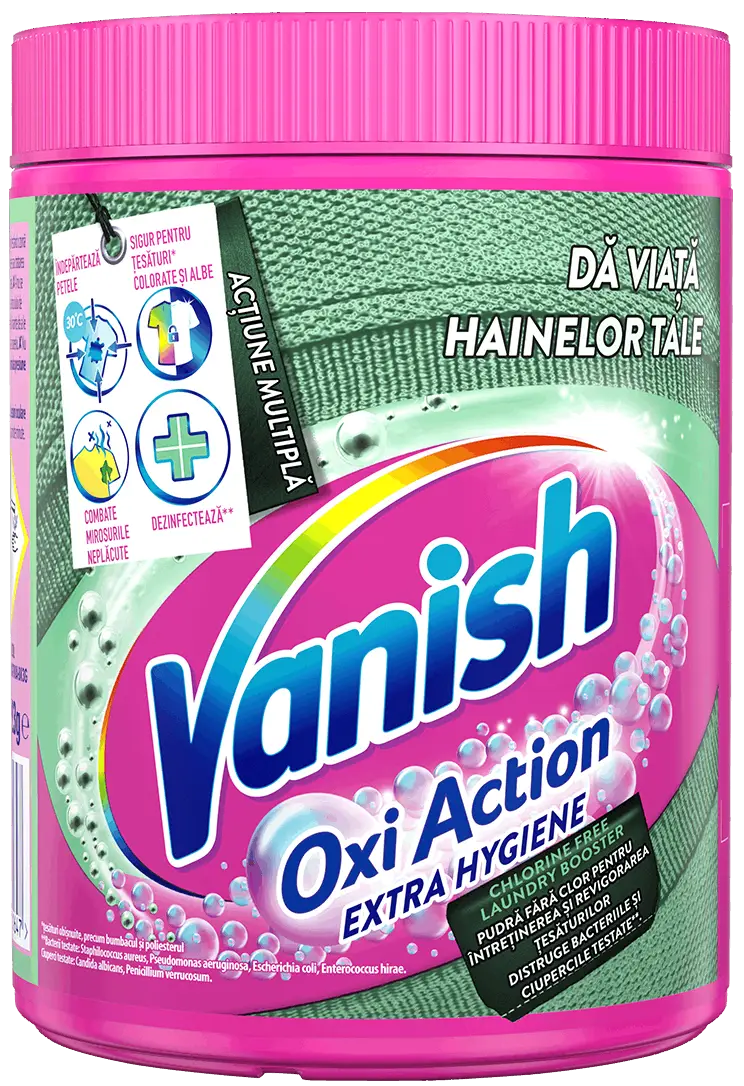 Vanish Oxi Action Extra Hygiene Pudră