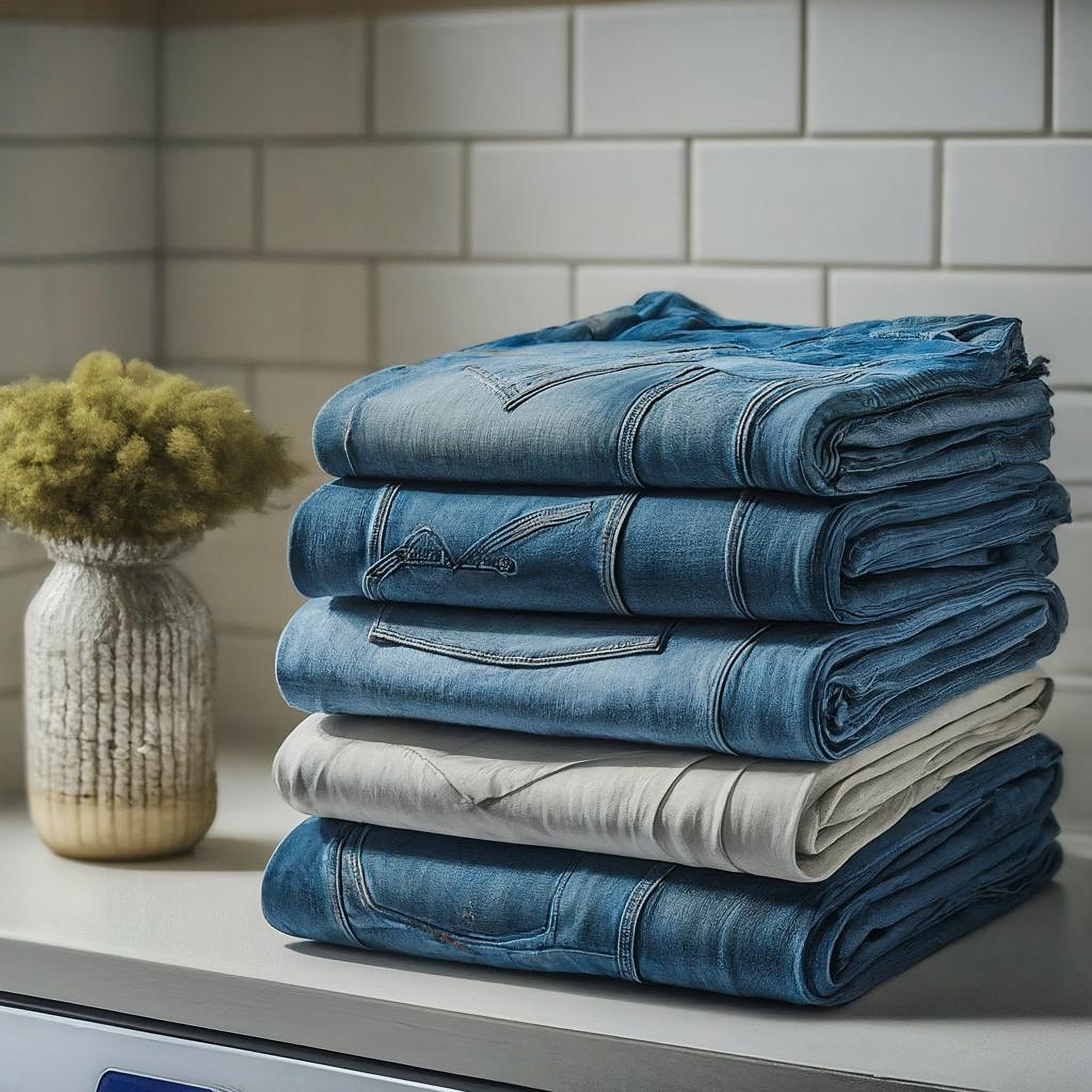 how to wash new jeans