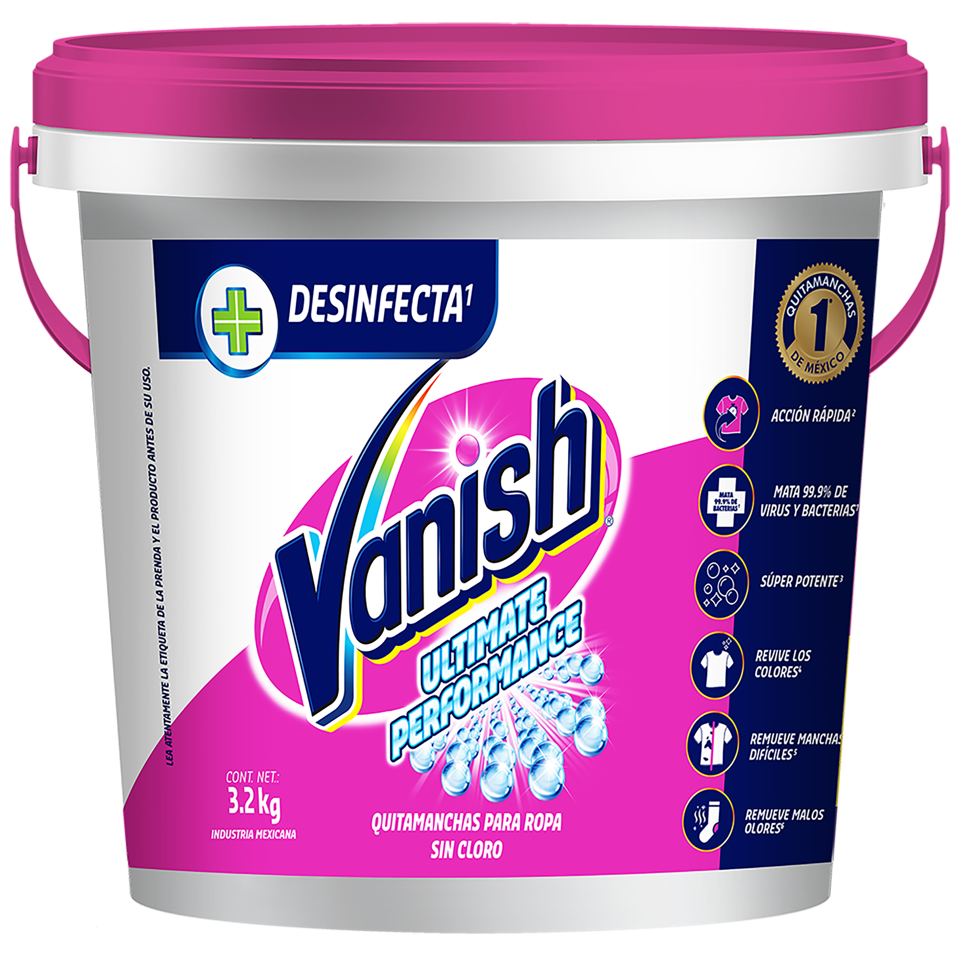 Vanish® Quitamanchas en Polvo Multiuso Oxi Action Multipower para Ropa de Color de 3.2 kg