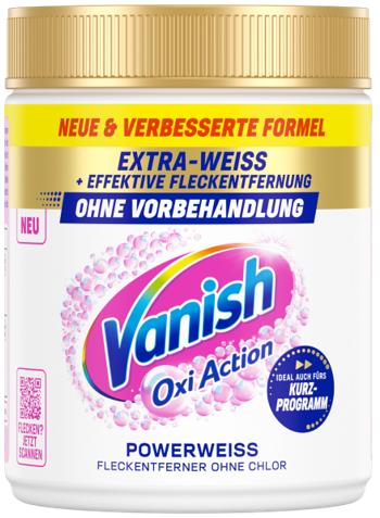 Vanish Oxi Action Powerweiss Fleckentferner Pulver 550g
