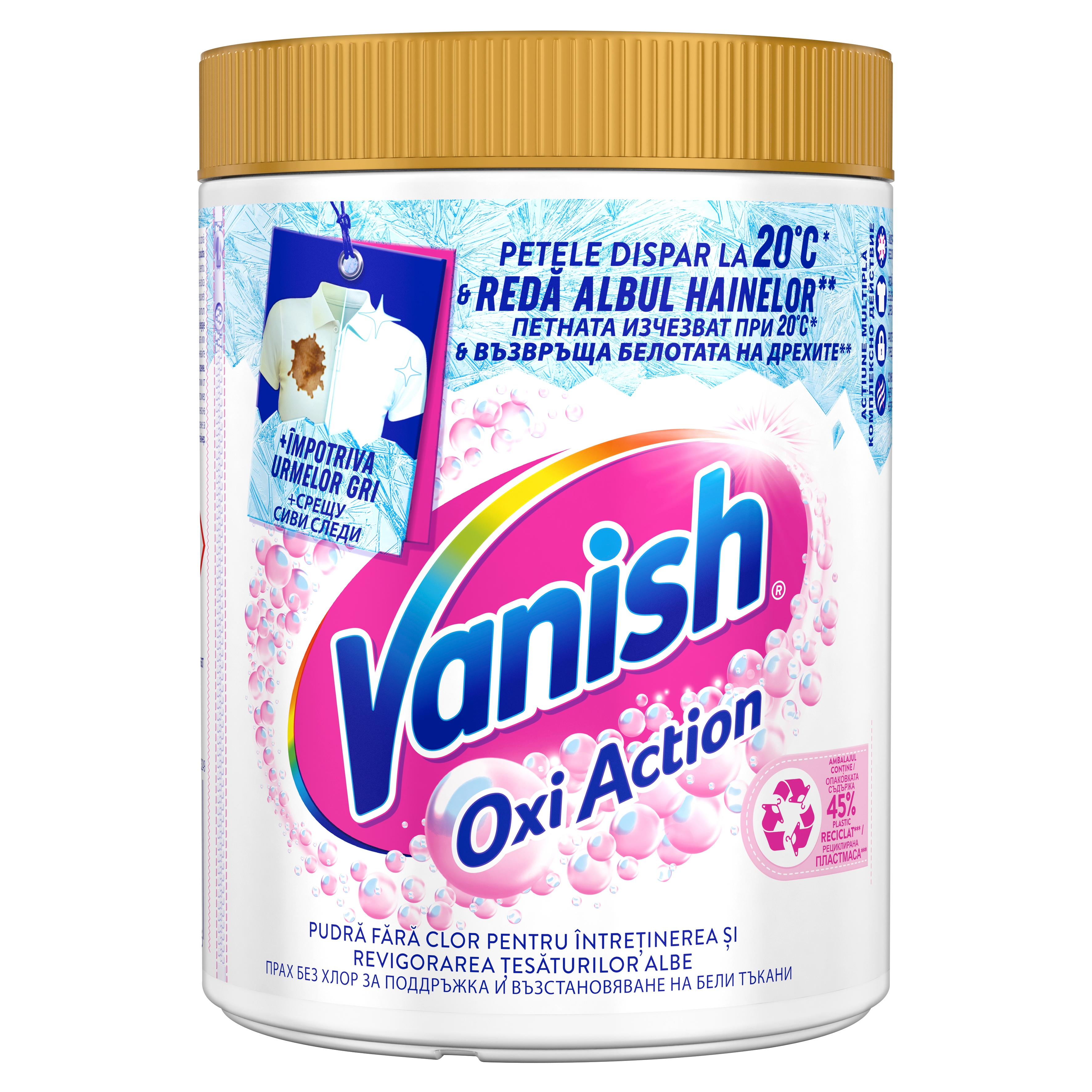 Vanish Oxi Action White Pudră