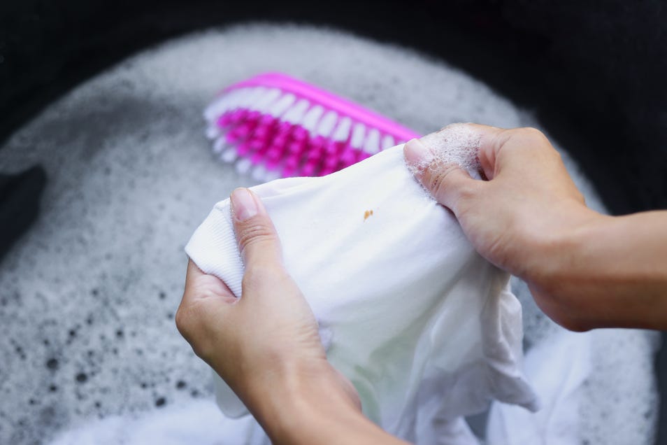 removing grass stain with vanish