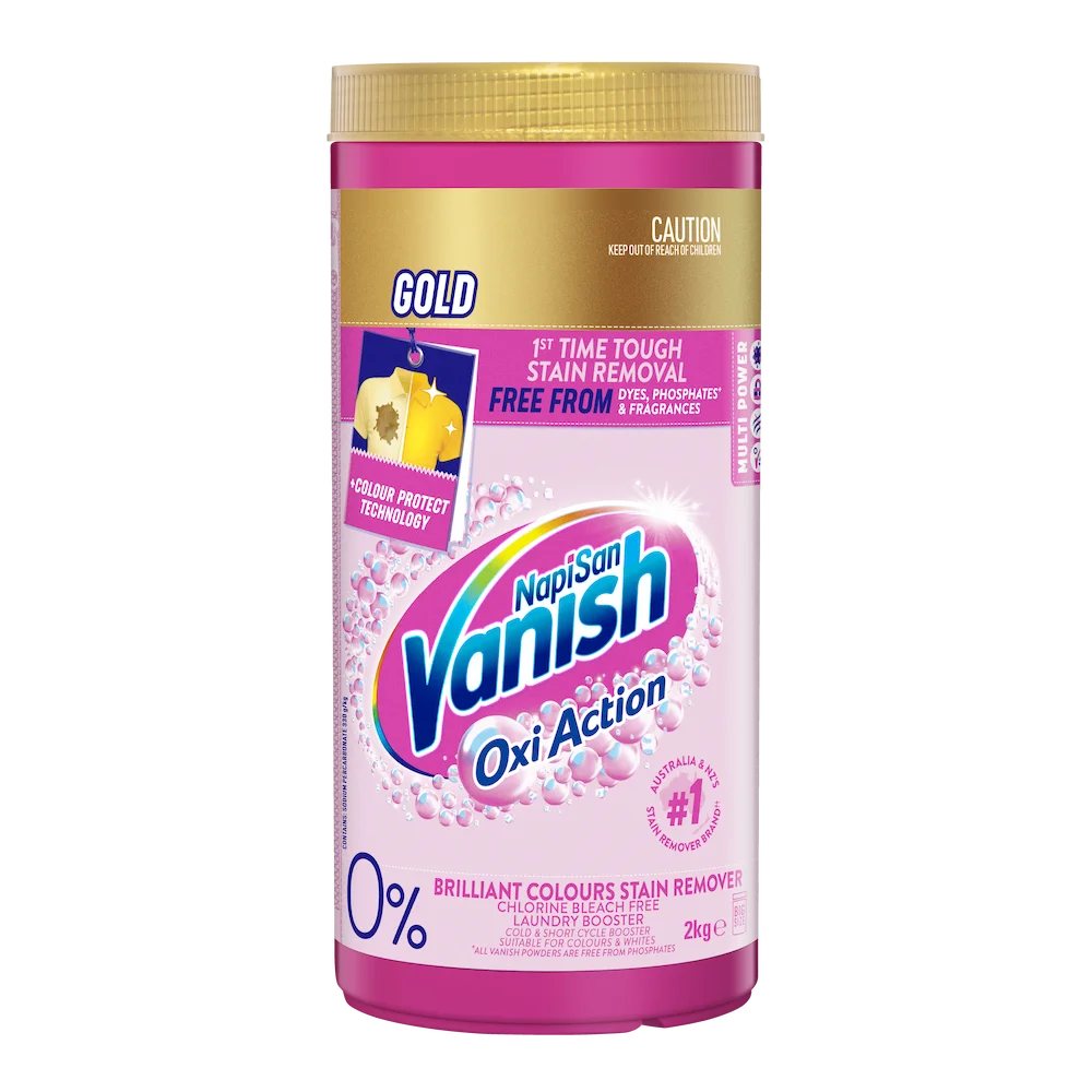 Vanish Napisan Gold Oxi Action 0% Stain Remover Powder 2kg