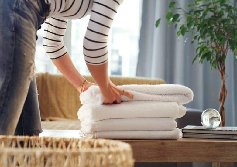 Cómo limpiar y blanquear toallas