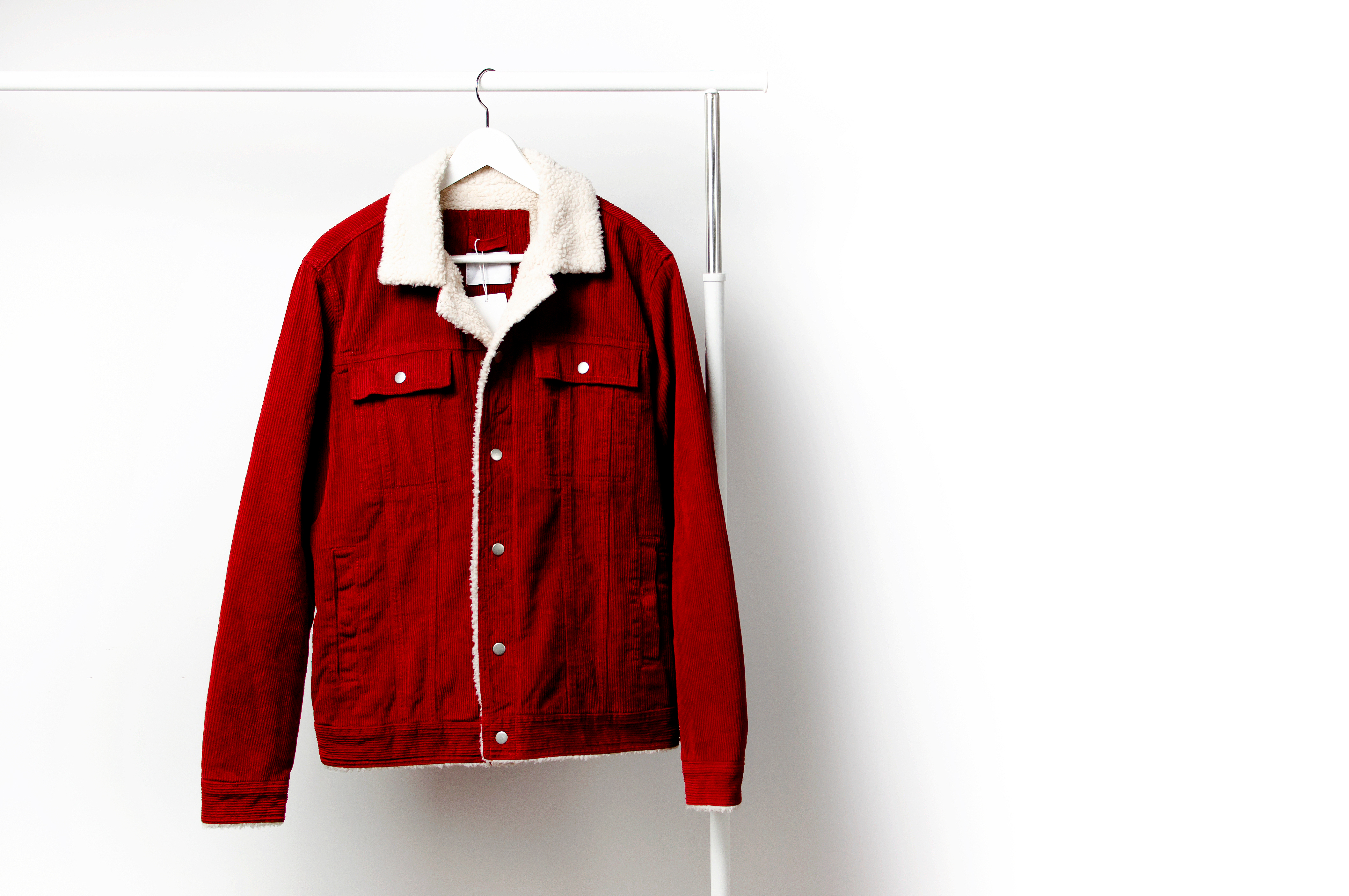 Cleaning corduroy jackets