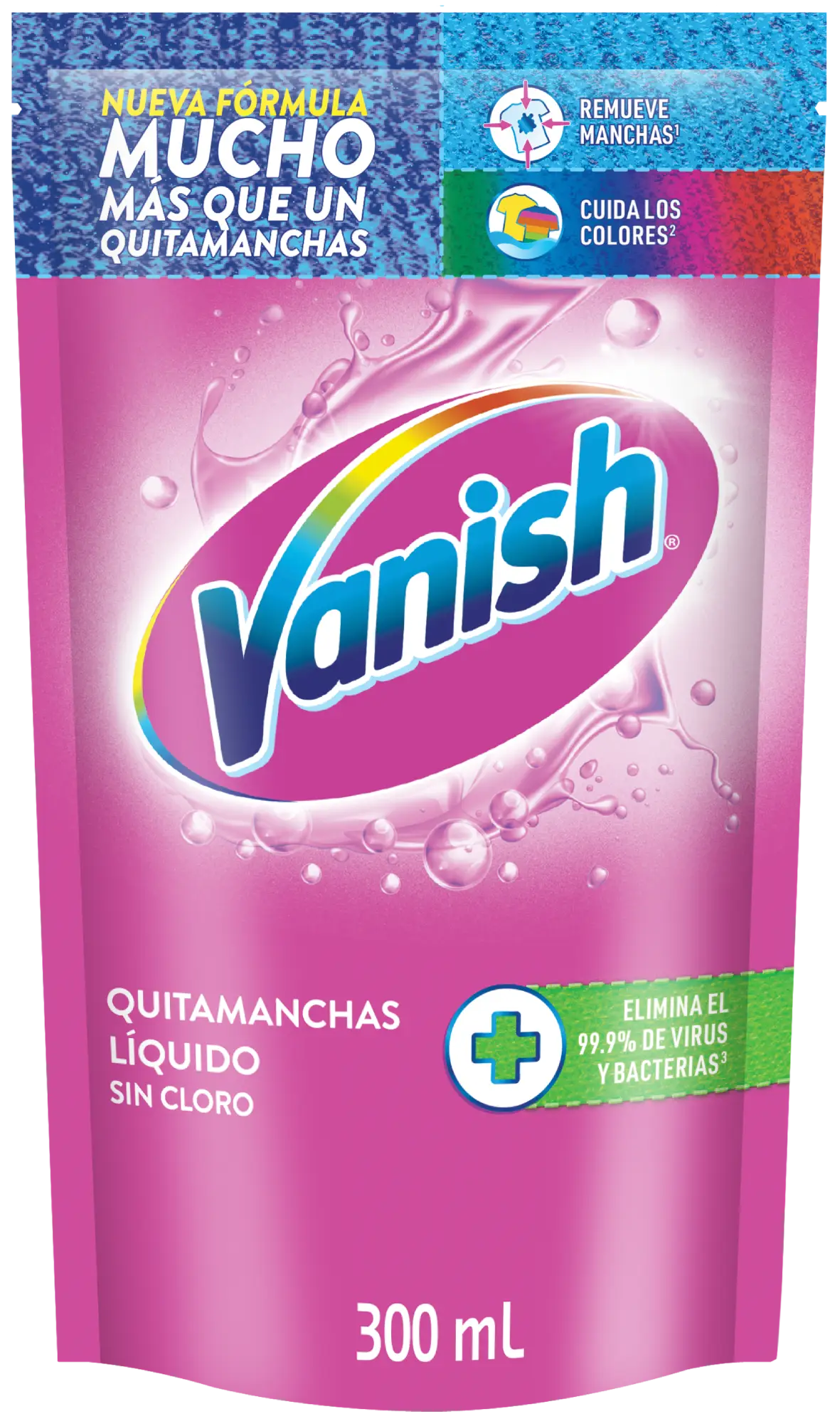 Vanish Quitamanchas Líquido Rosa