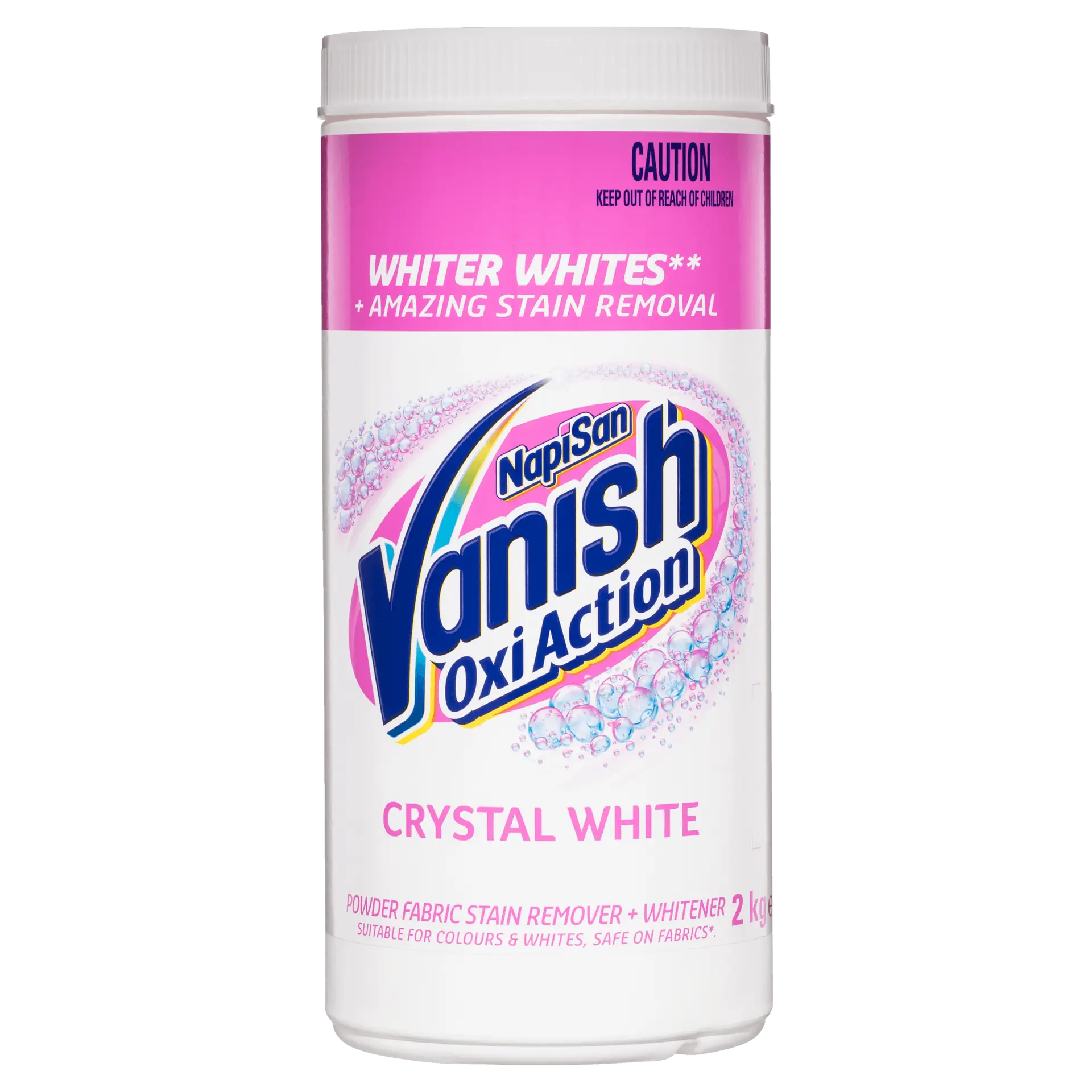 Vanish Napisan Oxi Action Crystal White Stain Remover Powder 2kg