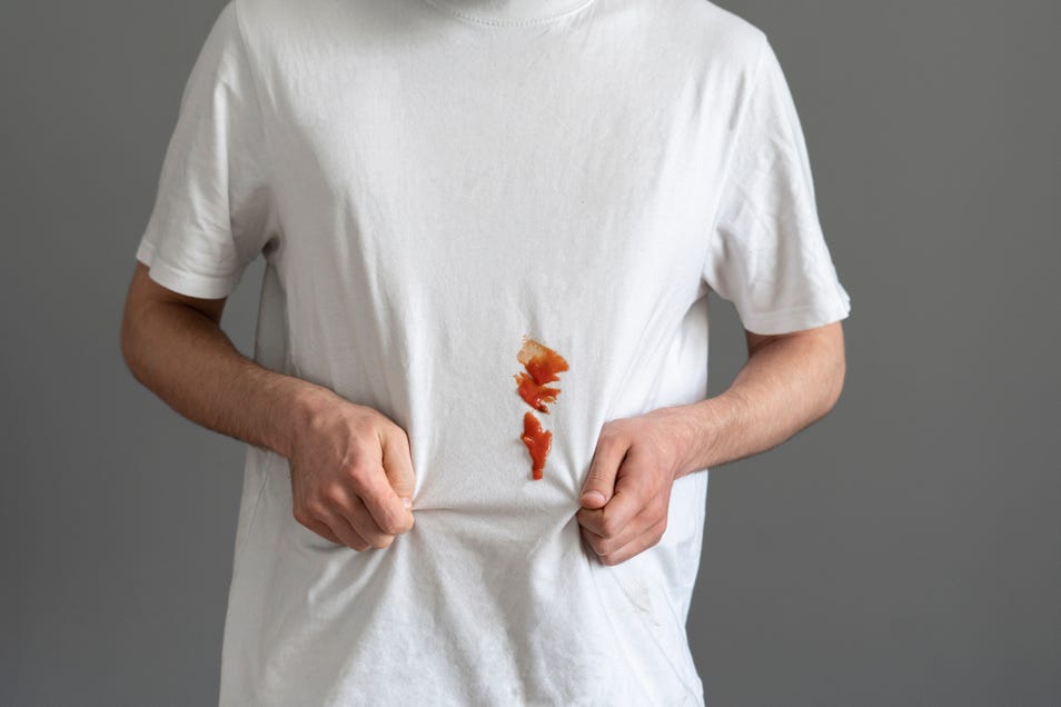 remove sauce stain