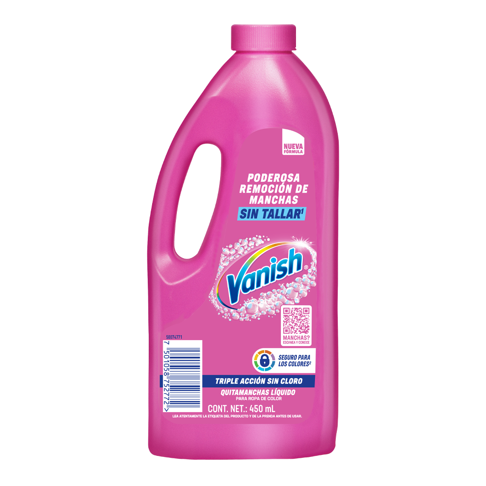 Vanish Líquido quitamanchas para ropa de color 450ml