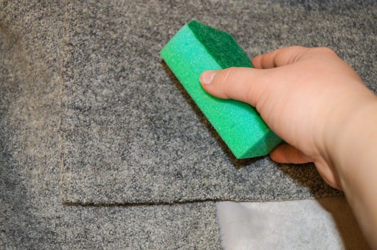 removing stain from coat