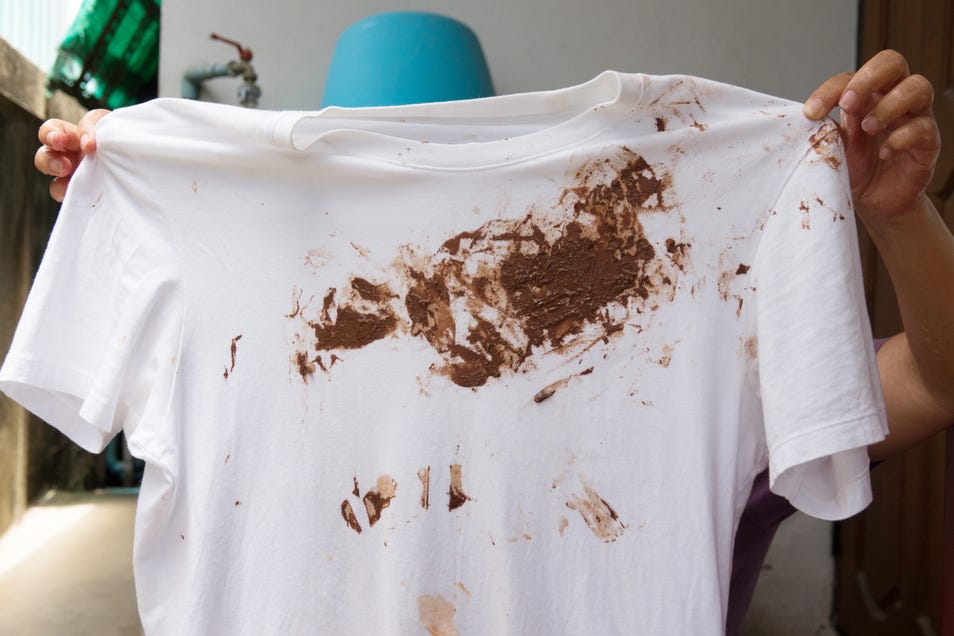remove mud stain