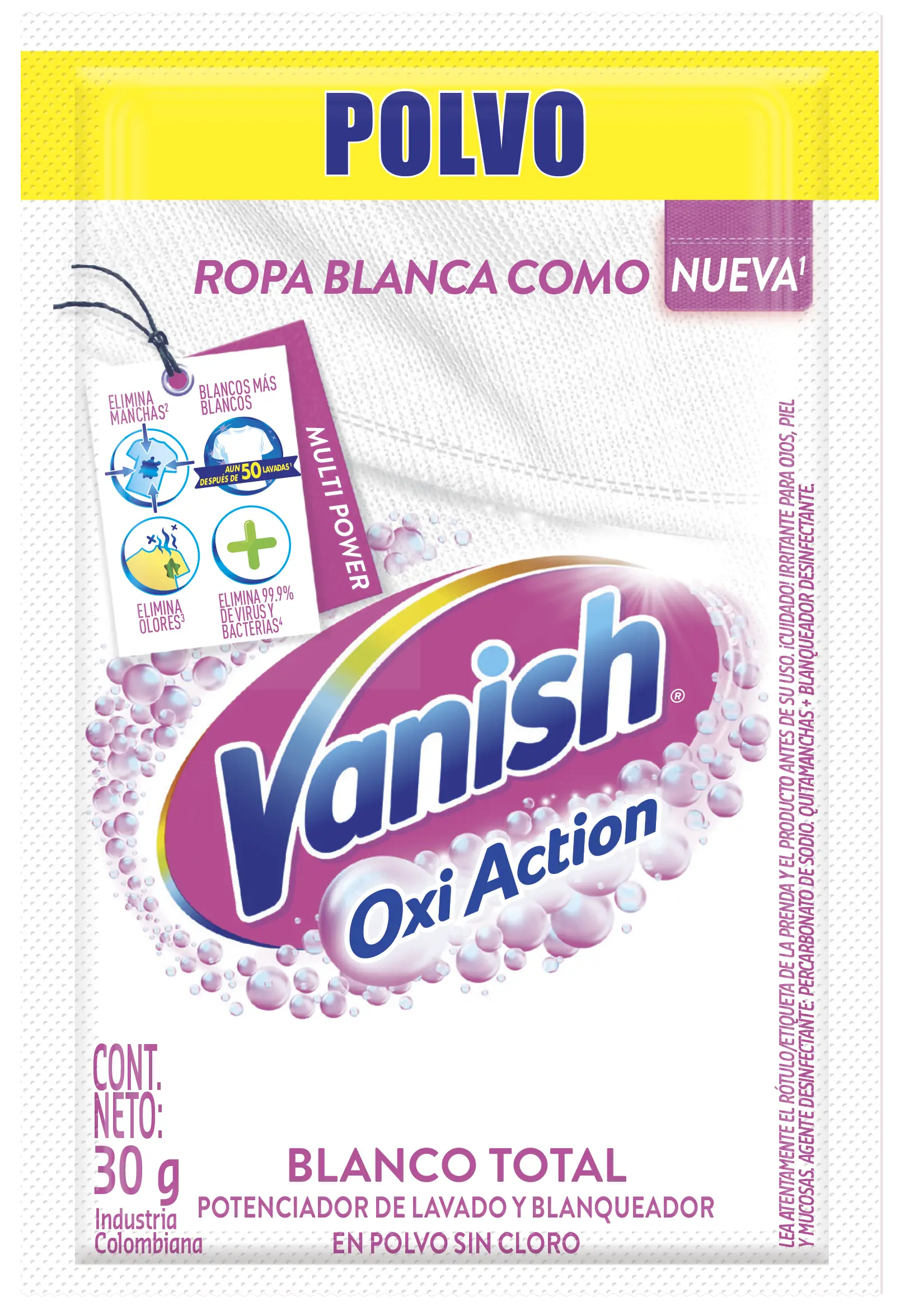 Vanish Polvo Blanco