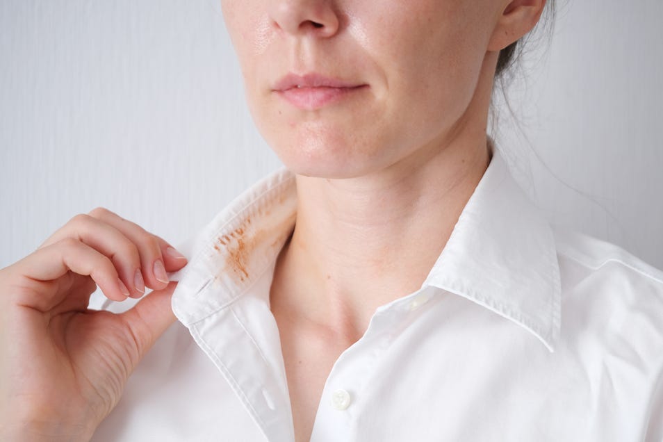 how to remove foundation stain from clothes