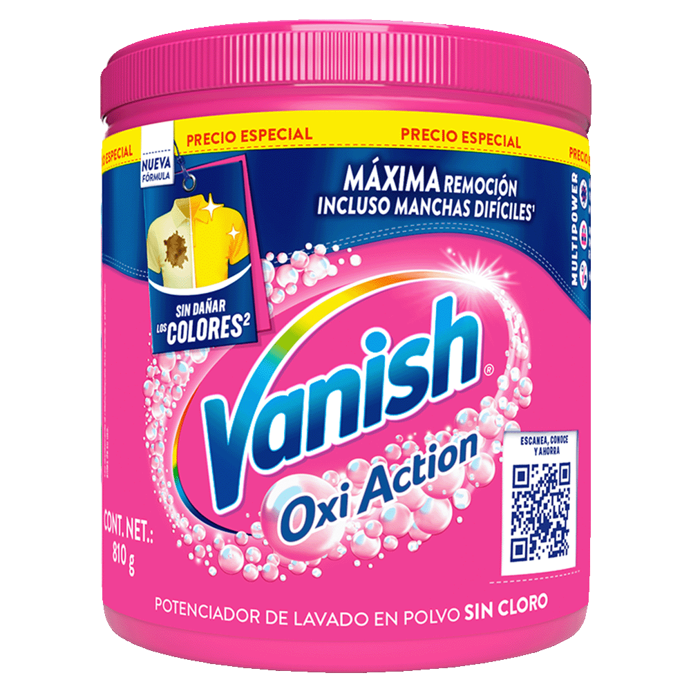 Vanish® Quitamanchas en Polvo para ropa de color de 810 g
