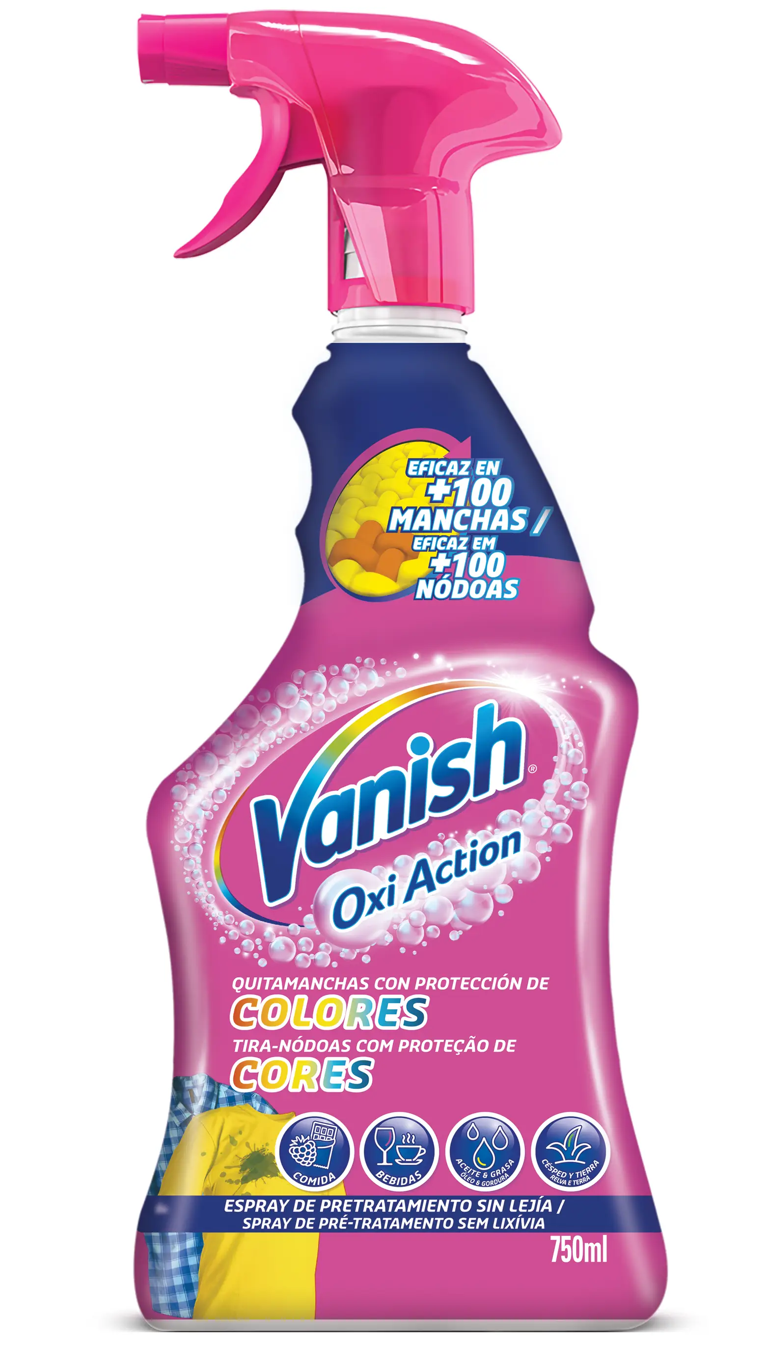 750 ml Vanish Oxi Action Spray para Nódoas do Dia-a-Dia