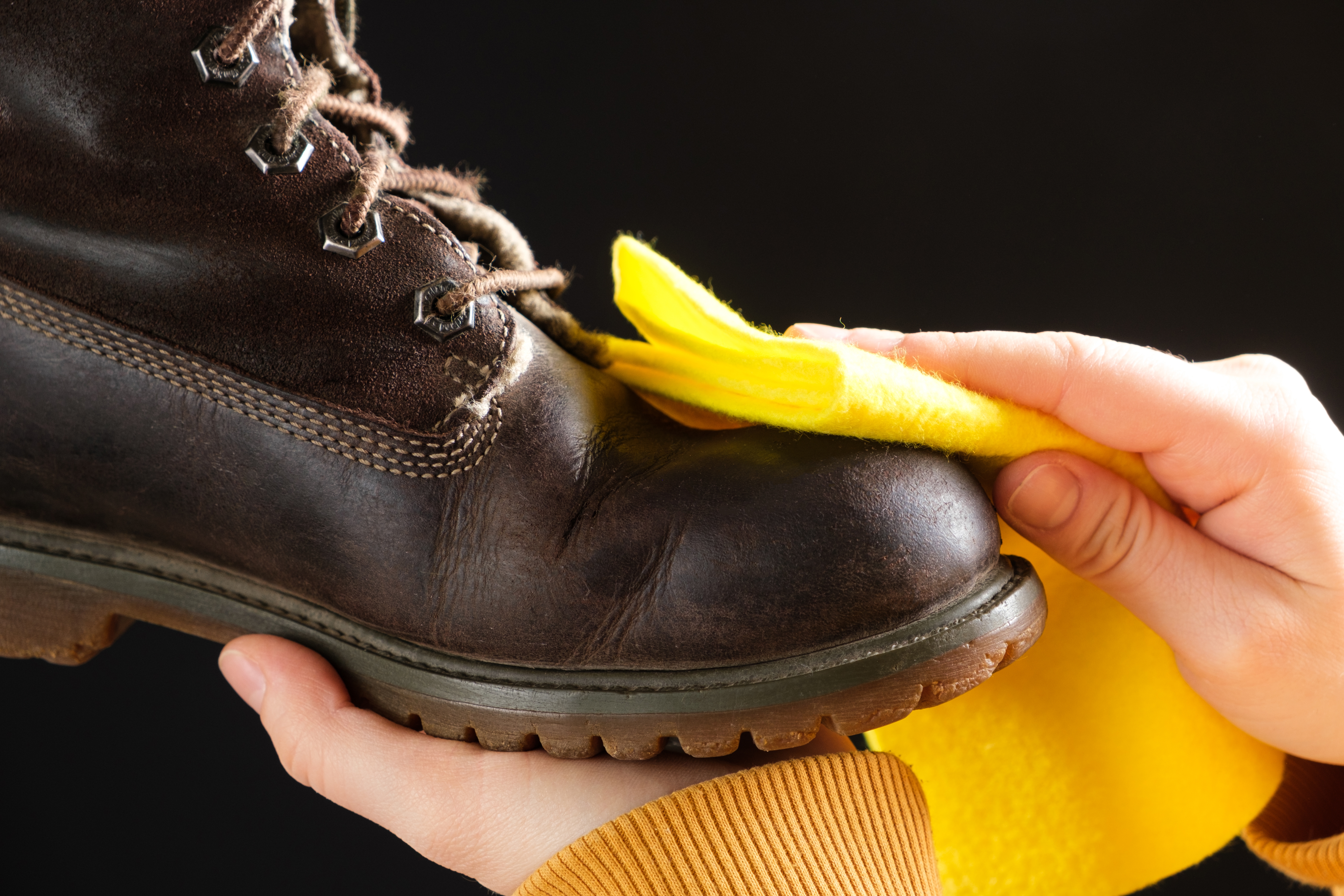 remove boot stain with vanish