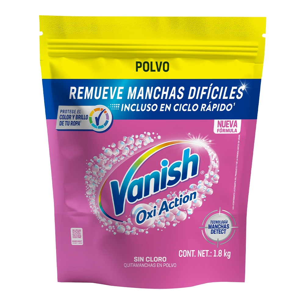 Vanish Oxi Action® Multipower® potenciador de lavado en polvo sin cloro 1.8kg