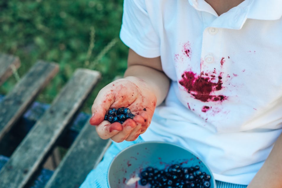 remove berry stain