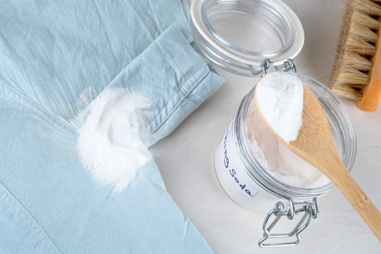 Fast sweat stain removal