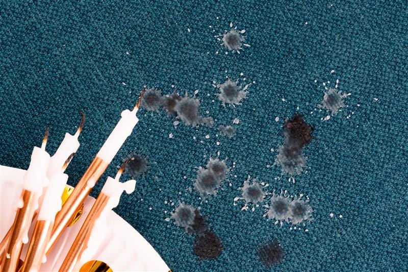 remove wax from clothing