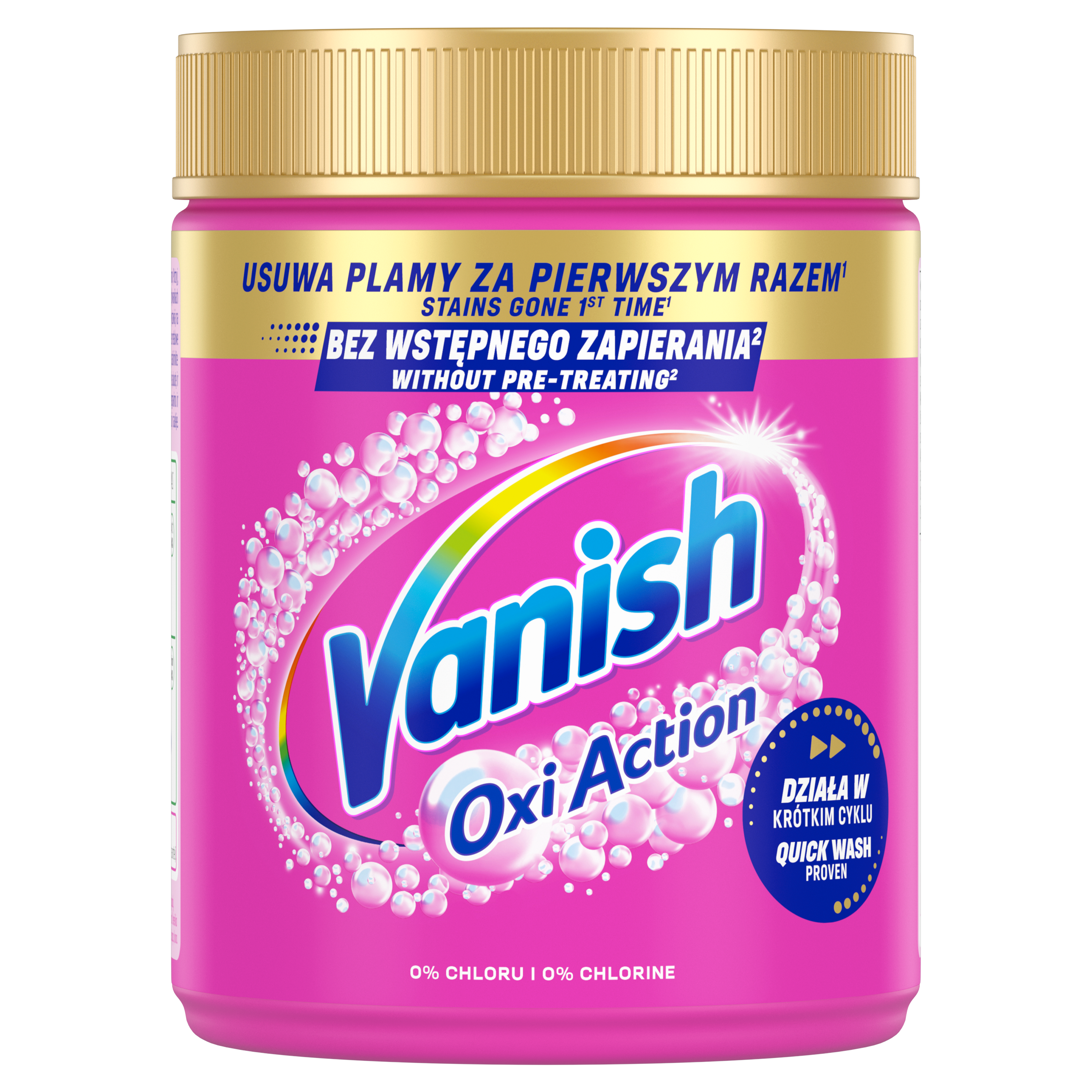 Proszek Vanish Oxi Action wielofunkcyjny odplamiacz do kolorów 470 g