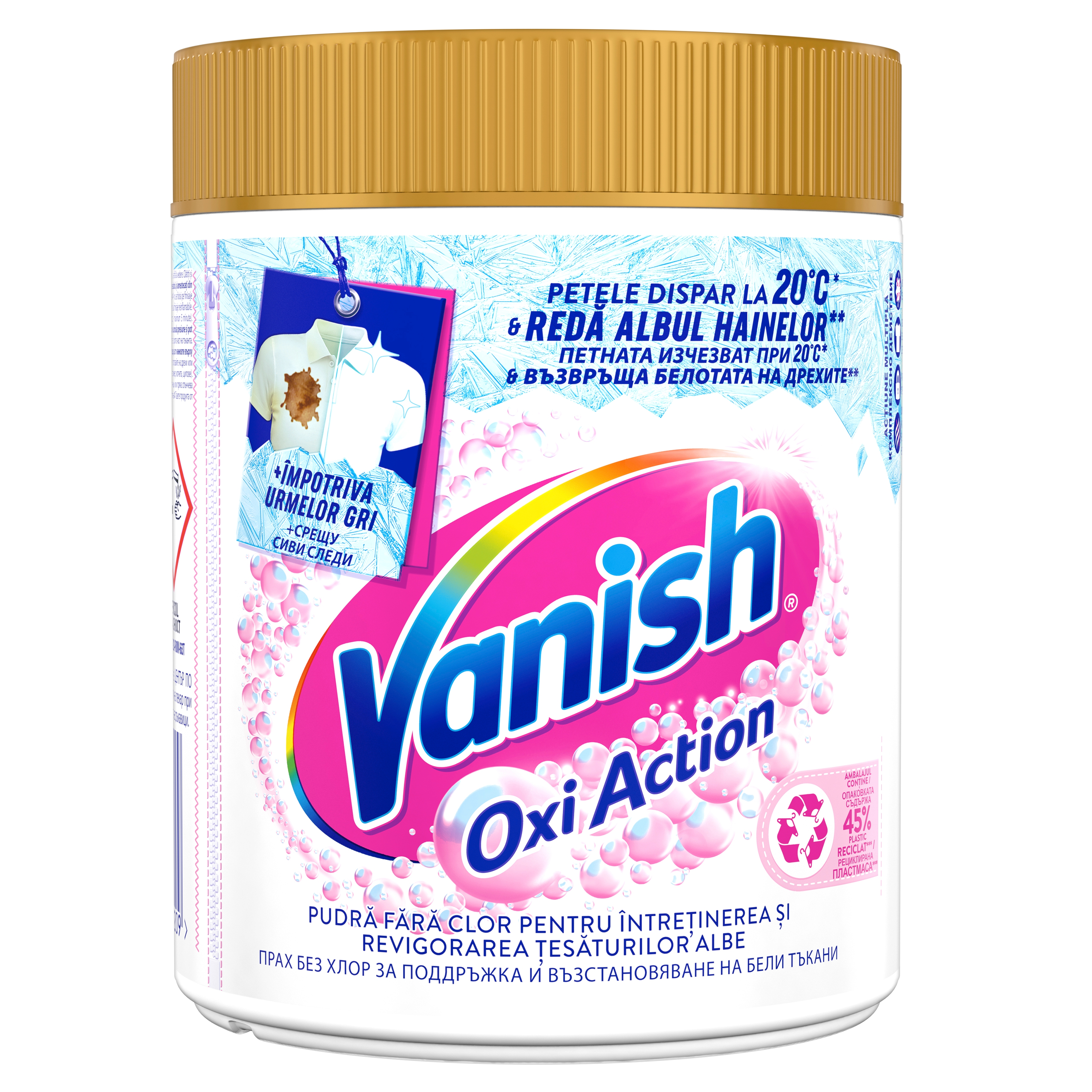 Vanish Oxi Action White Pudră