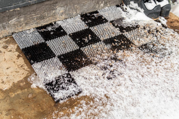 doormat stain removing