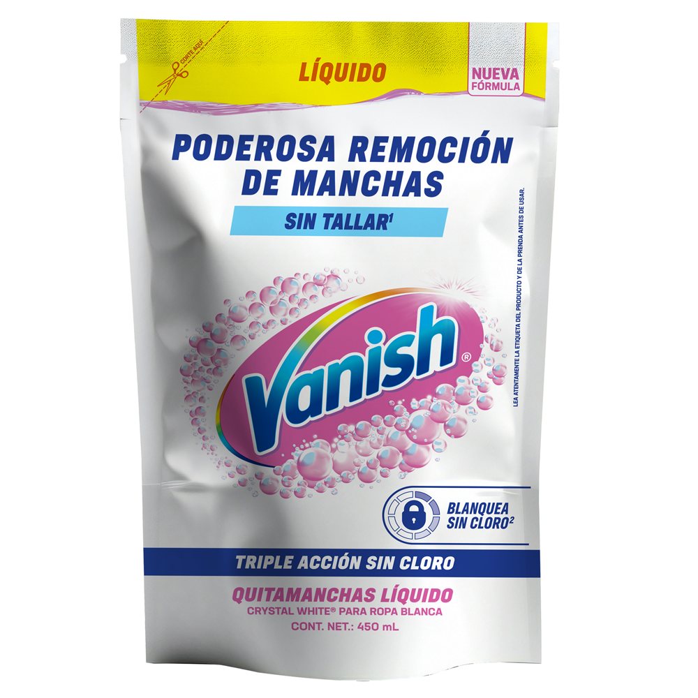 Vanish Líquido Crystal White Ropa Blanca 450ml​
