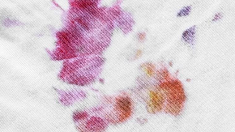 Paint stained clothes