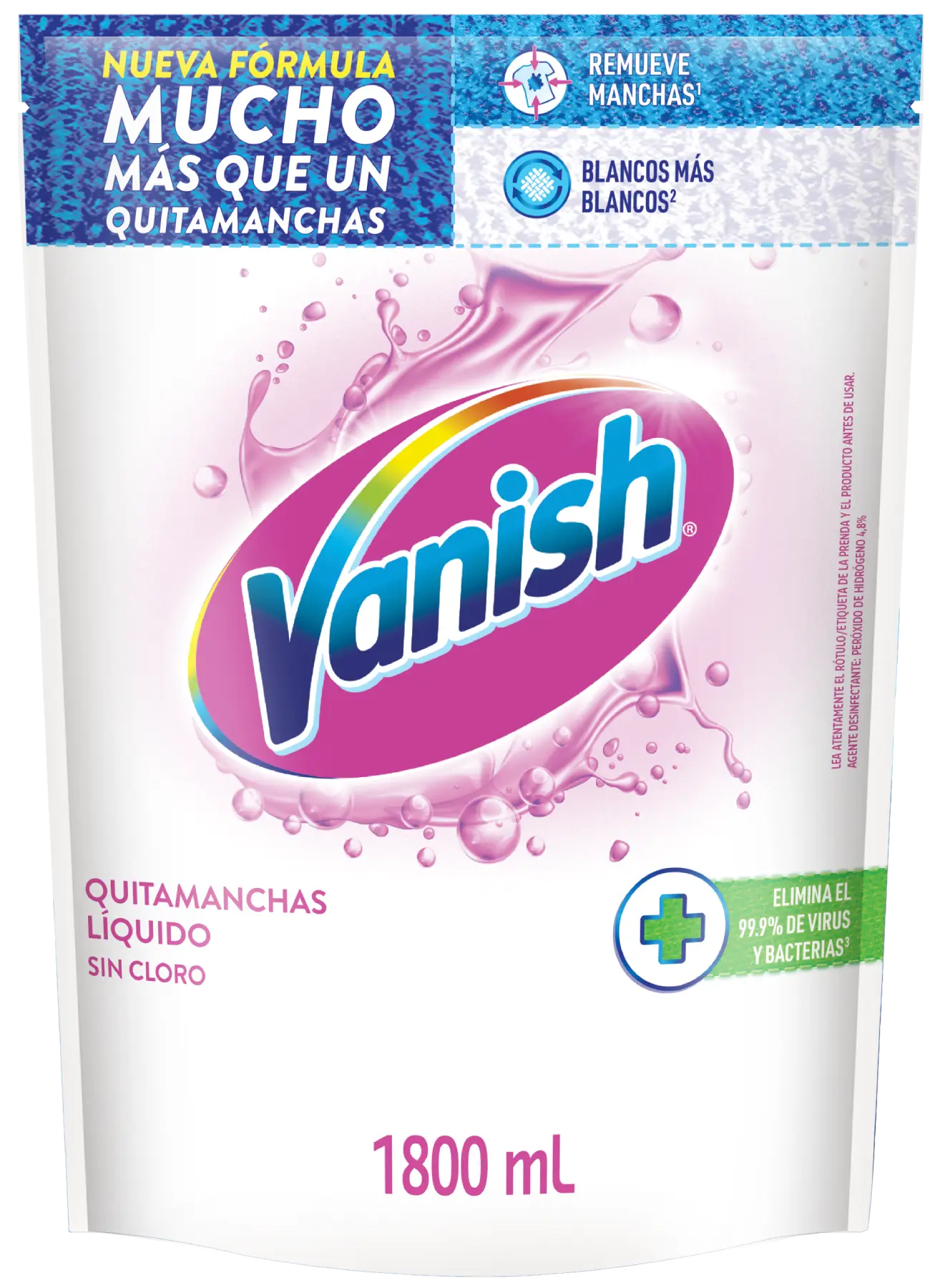 Vanish Quitamanchas Liquido Blanco