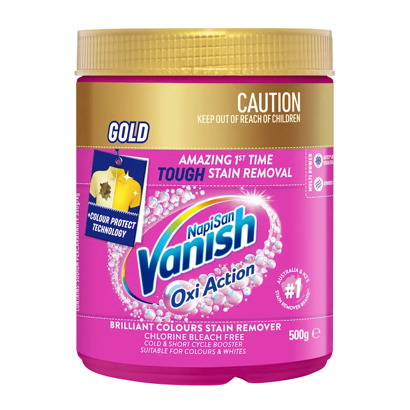 Vanish Napisan Gold Oxi Action Stain Remover Powder 500g
