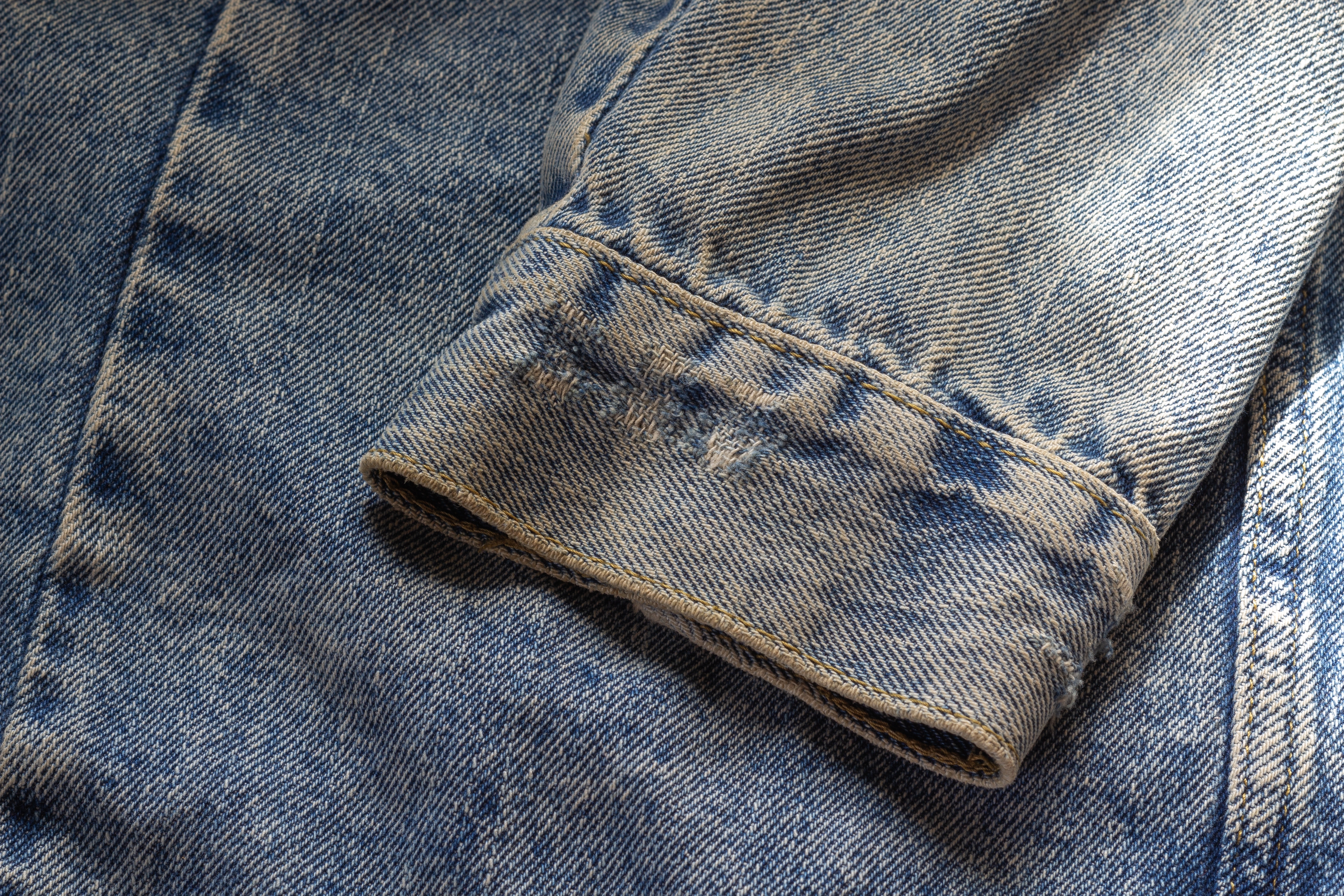 remove stains from denim jackets