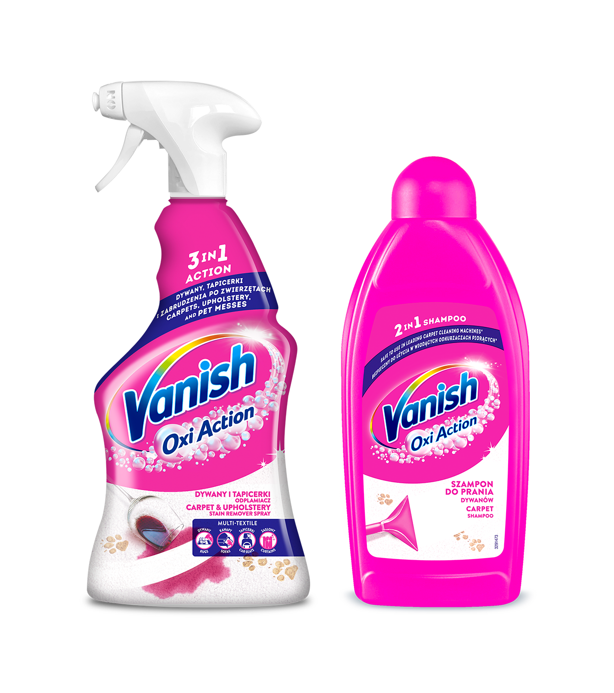 Odplamiacze do tapicerki Vanish – pozbądź się uporczywych plam | Vanish PL