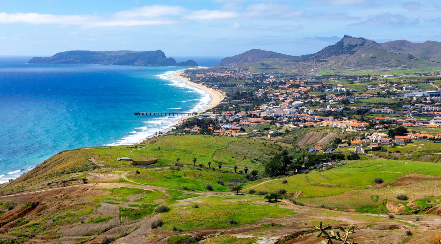 Porto Santo Küstenlinie