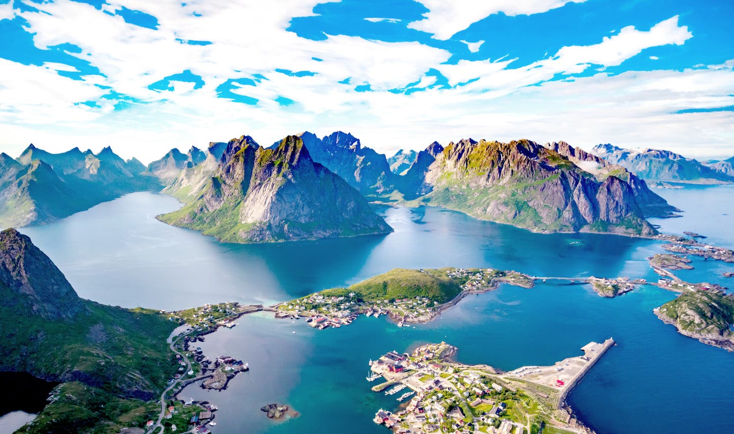 Inselgruppe Lofoten in Norwegen