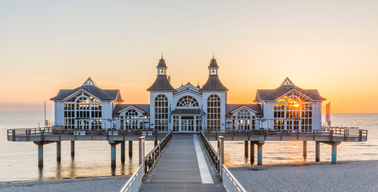 Historische Sellin Pier auf Rügen