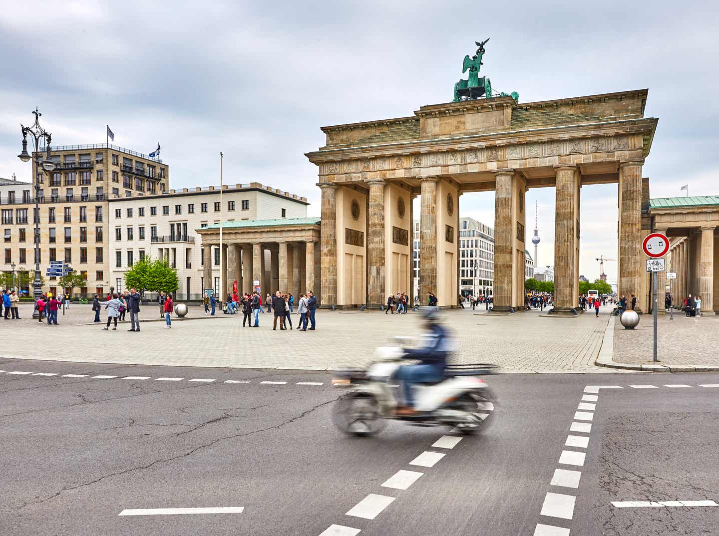 Berlins Wahrzeichen Brandenburger Tor