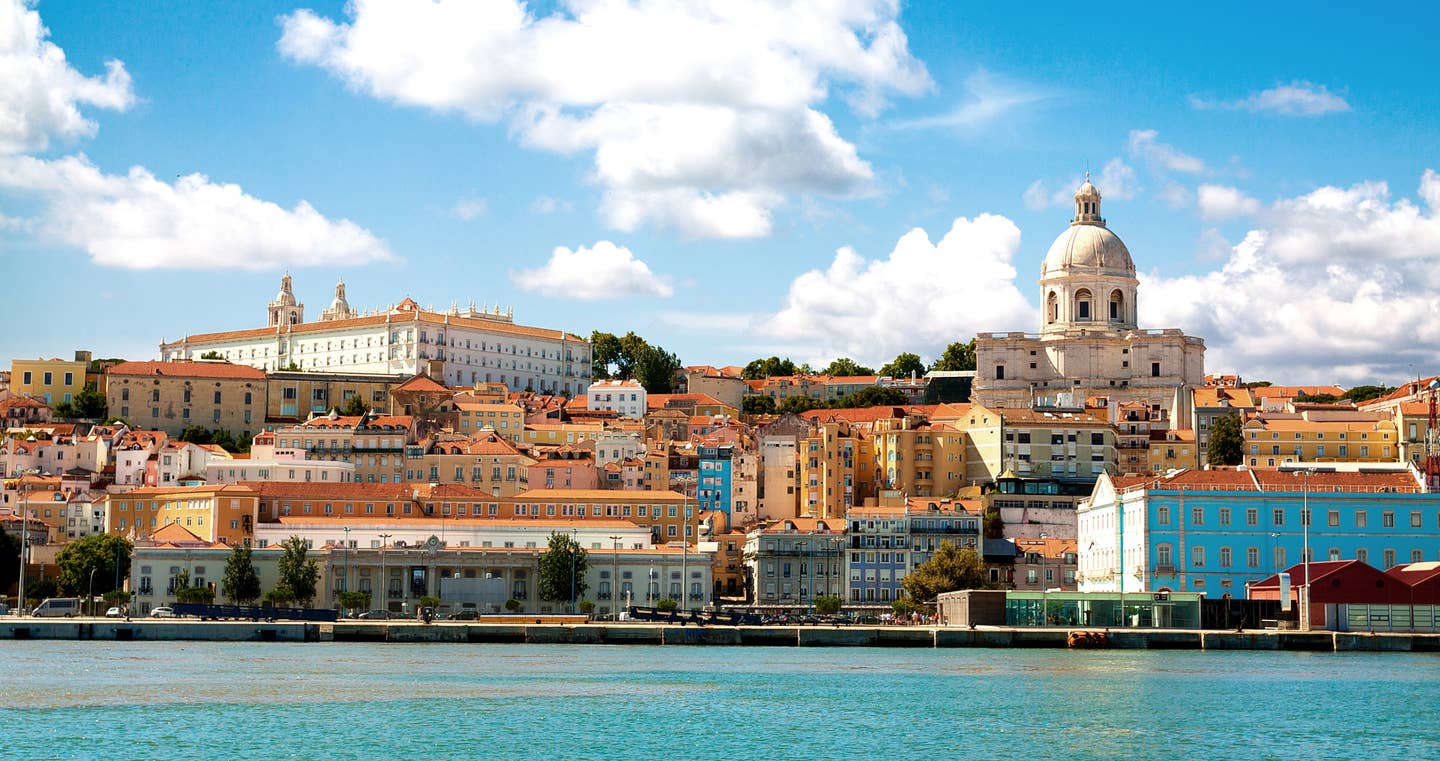 Blick auf die Altstadt von Lissabon