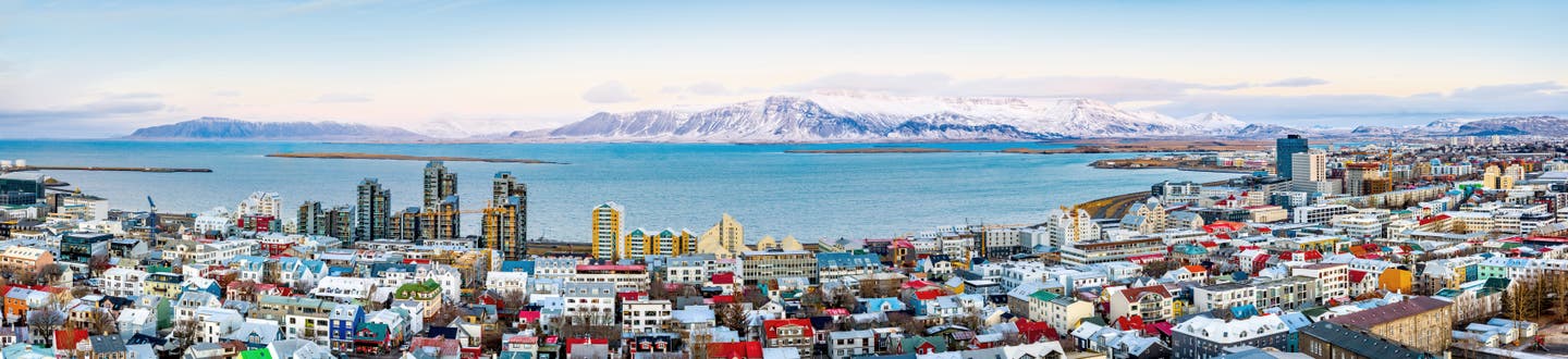 Blick auf Reykjavik