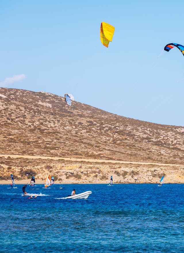 Surfen auf Rhodos