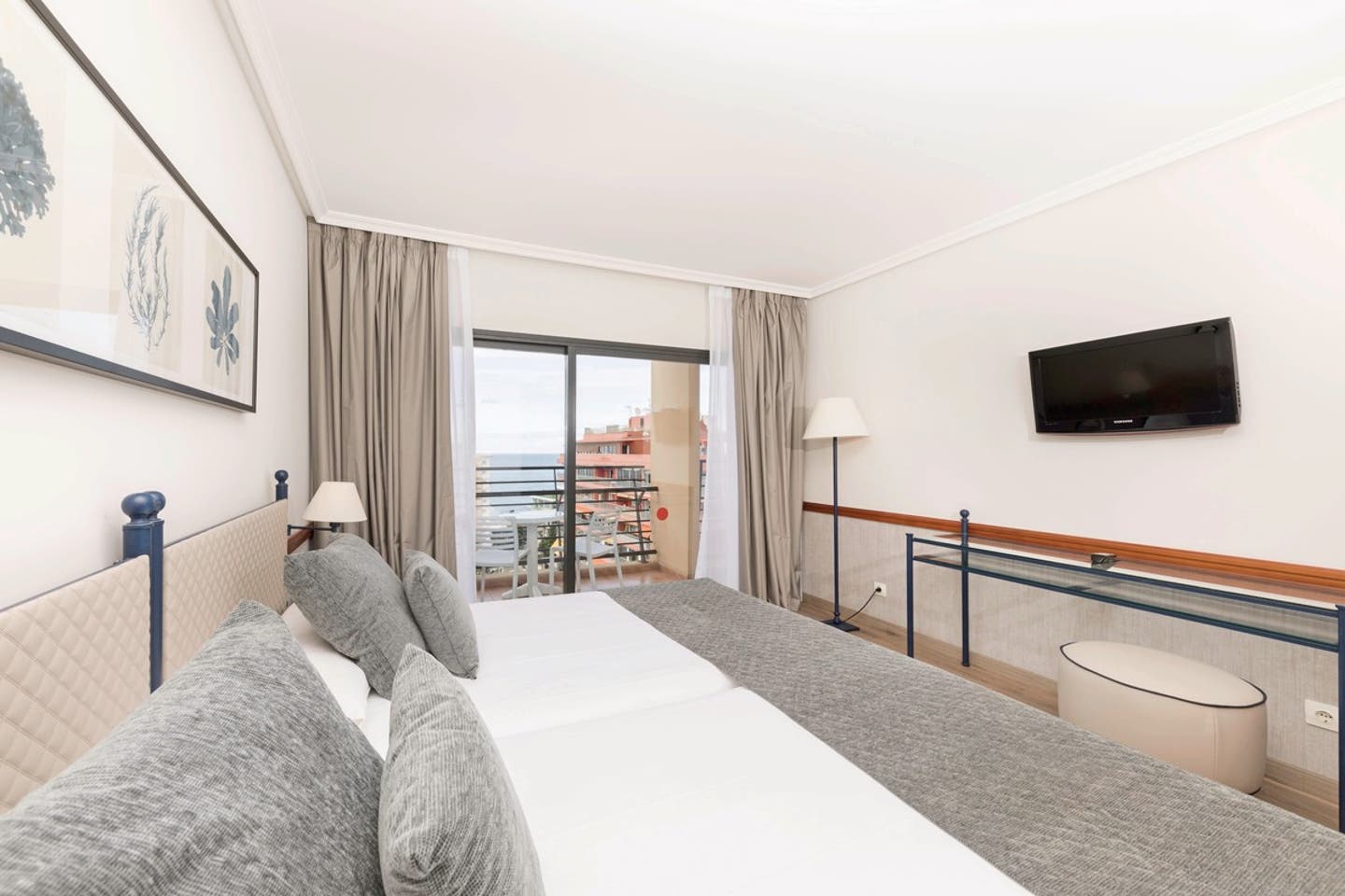 Wohnbeispiel Doppelzimmer seitlicher Meerblick