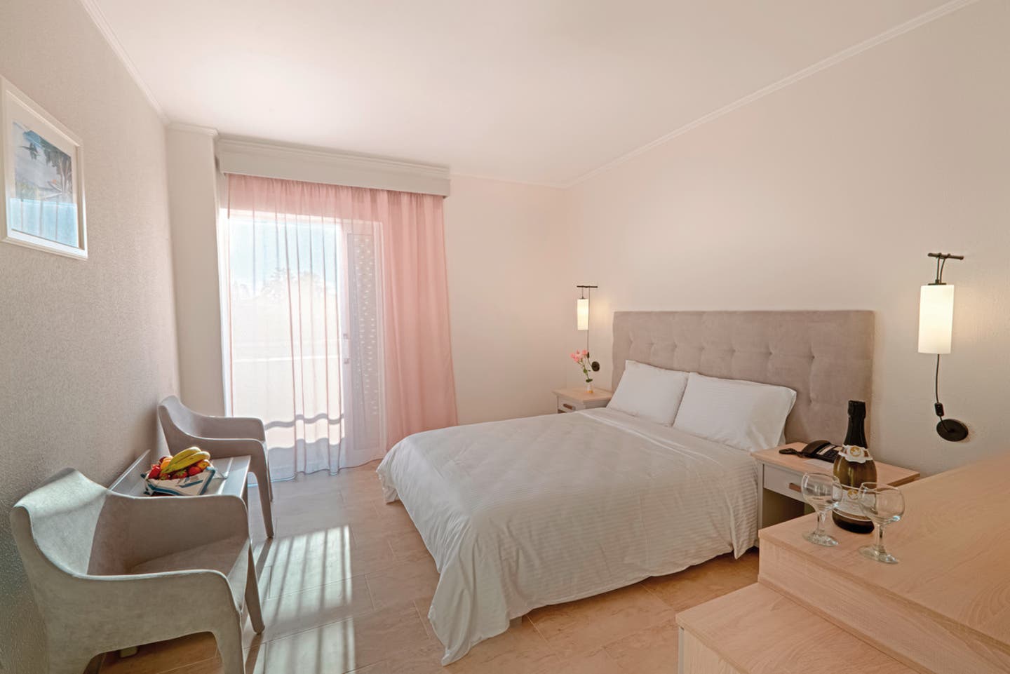 Wohnbeispiel Doppelzimmer Gartenblick